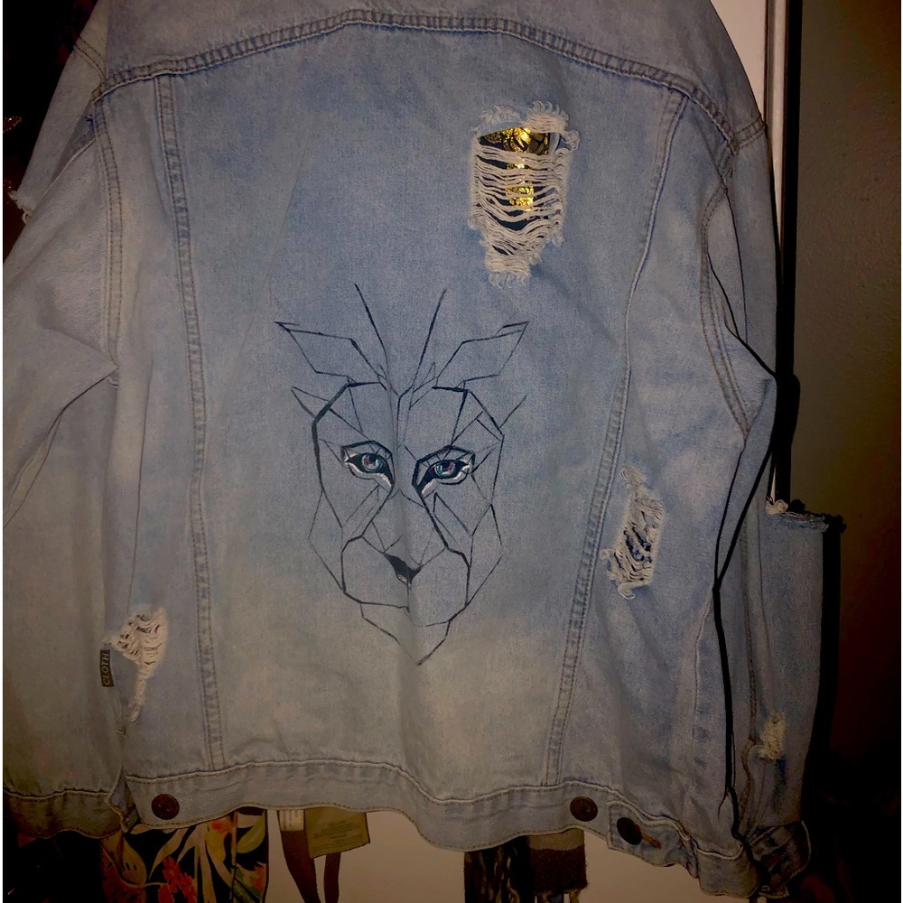 Jean Jacket with custom detail